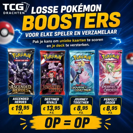 Losse Pokémon boosters bij TCG Drachten