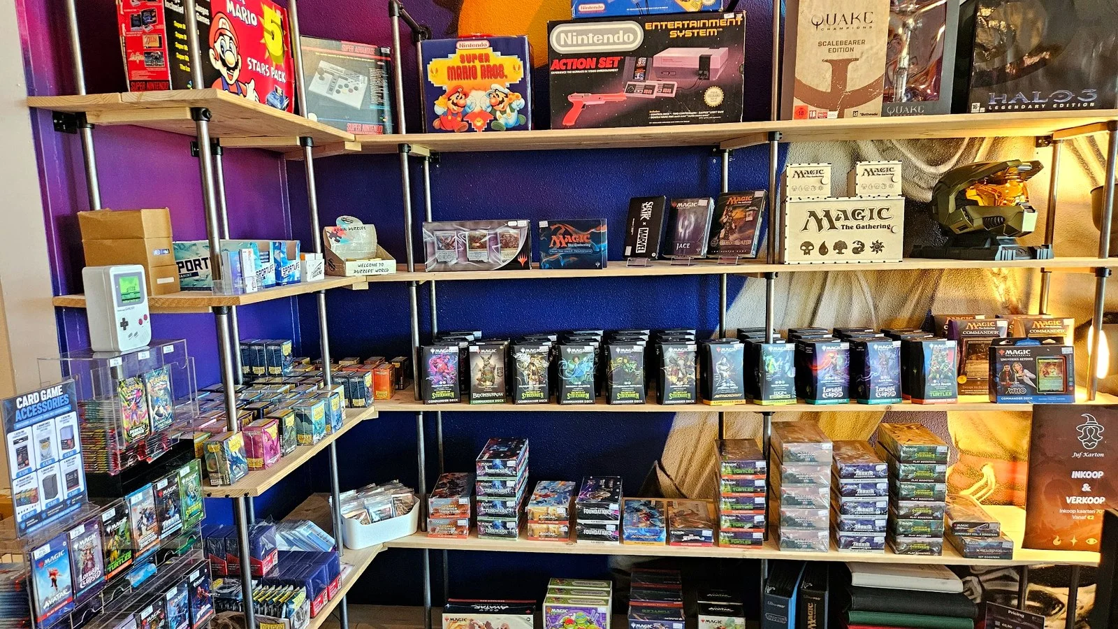 Magic-producten in de winkel van TCG Drachten